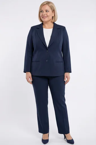 Elegants tumši zils uzvalks