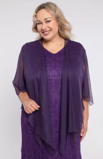 Violets šifona bolero