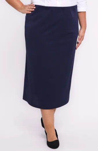 Eleganti gari tumši zili svārki