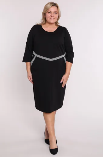 Melna kleita ar kabatām