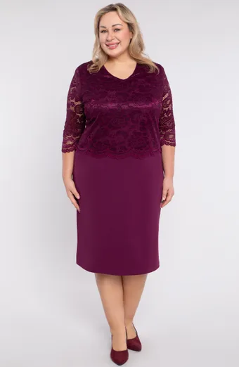 Violeta kleita ar mežģīnēm
