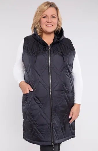 Grafīta veste ar reljefu rakstu
